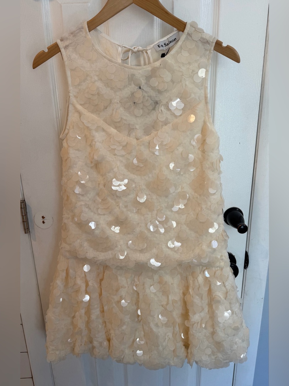 En Saison Emryn Sequin Bubble Minidress - Picture 2 of 9